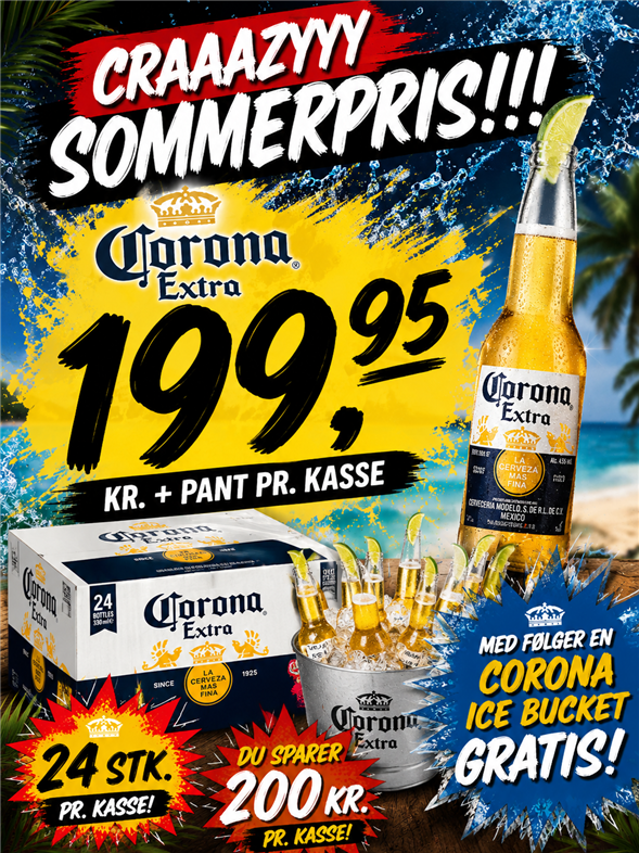 😍😍Corona øl + En ice bucket 😍😍