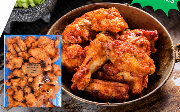 Kyllinge hotwings 2500 gram