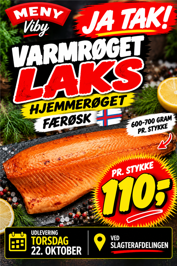 JA TAK - VARMRØGET LAKS